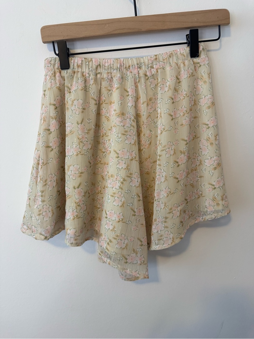 NWT SABO Skirt Kinslee Cream Floral Halter Tie Neck Short Set Small - Picture 13 of 16